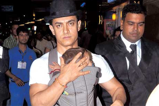 First pictures of Aamir Khan with his son Azad